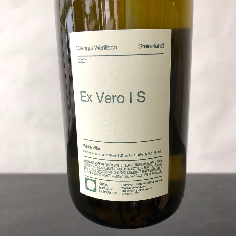 2021 Weingut Werlitsch 'Ex Vero I S', Sudsteiermark, Austria