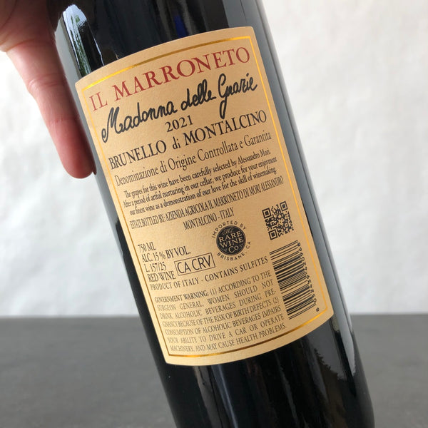 2021 Il Marroneto Madonna delle Grazie, Brunello di Montalcino DOCG, Italy