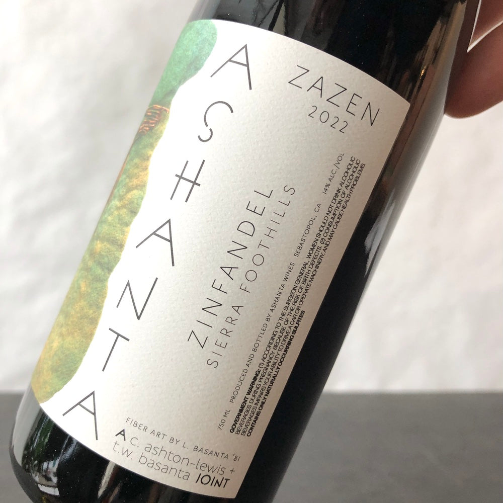 2022 Ashanta 'Zazen' Zinfandel Sierra Foothills, USA