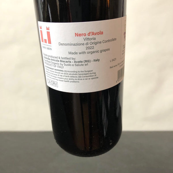 2022 Azienda Vinicola Biscaris Sicilia Nero d'Avola