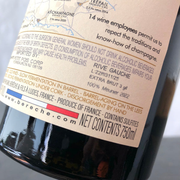 2022 Bereche et Fils, Vallee de la Marne Rive Gauche, Champagne, France