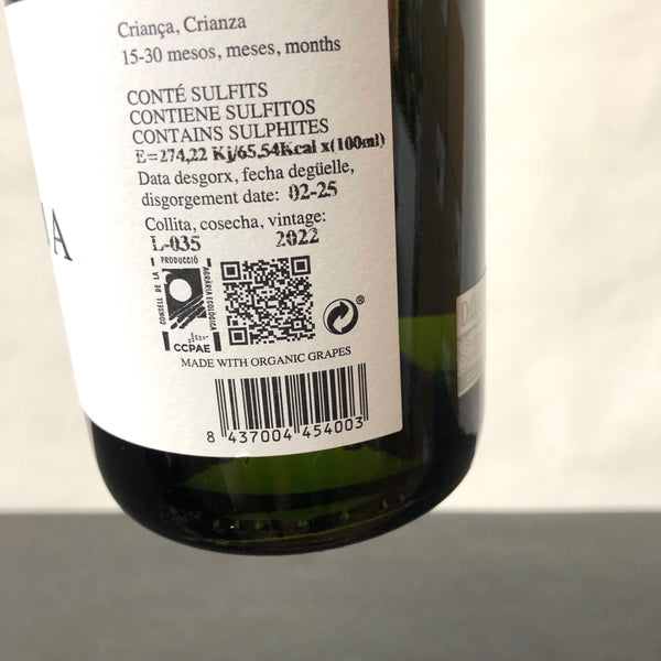 2022 Bertha Brut Nature Cava Catalonia,Spain