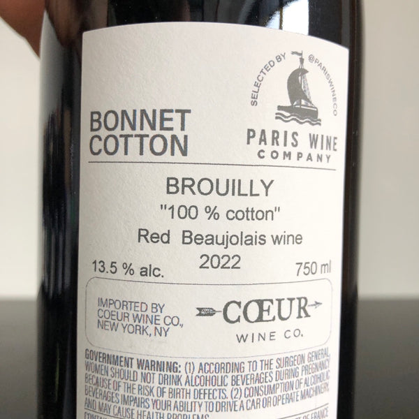 2022 Bonnet-Cotton Brouilly, Beaujolais, France