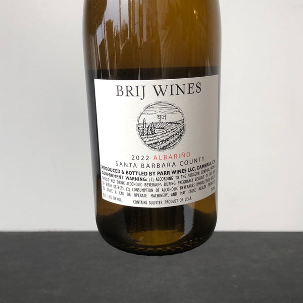 2022 Brij Wines Albarino, Santa Barbara County, USA