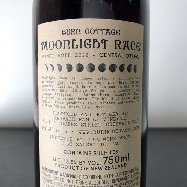 2023 Burn Cottage 'Moonlight Race', Pinot Noir Central Otago, New Zealand