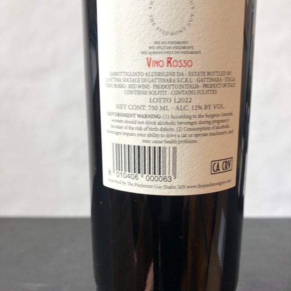 2022 Cantina Sociale Di Gattinara, Gattinara Vino Rosso, Piedmont, Italy