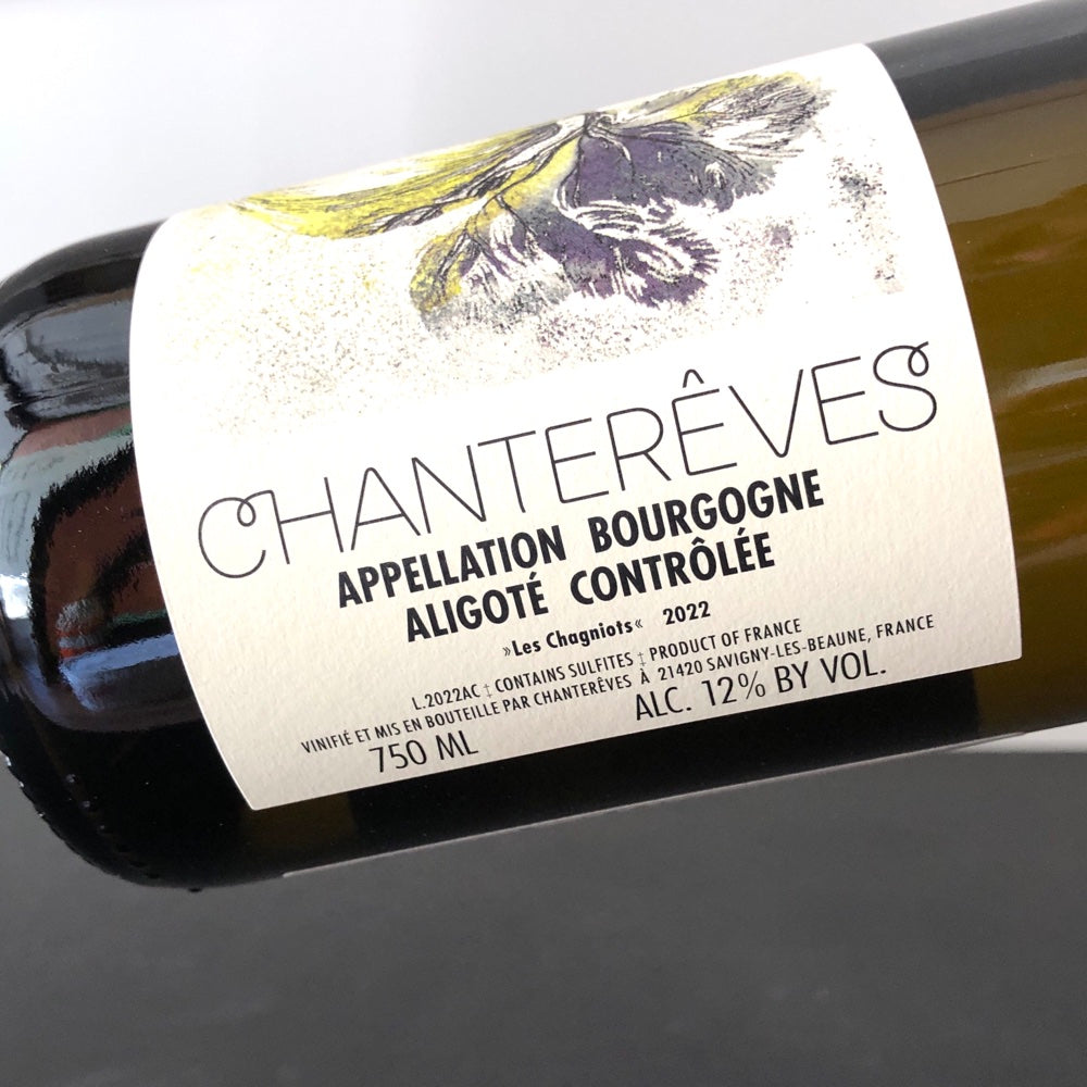2022 Chantereves Bourgogne Aligote Les Chagniots Burgundy, France