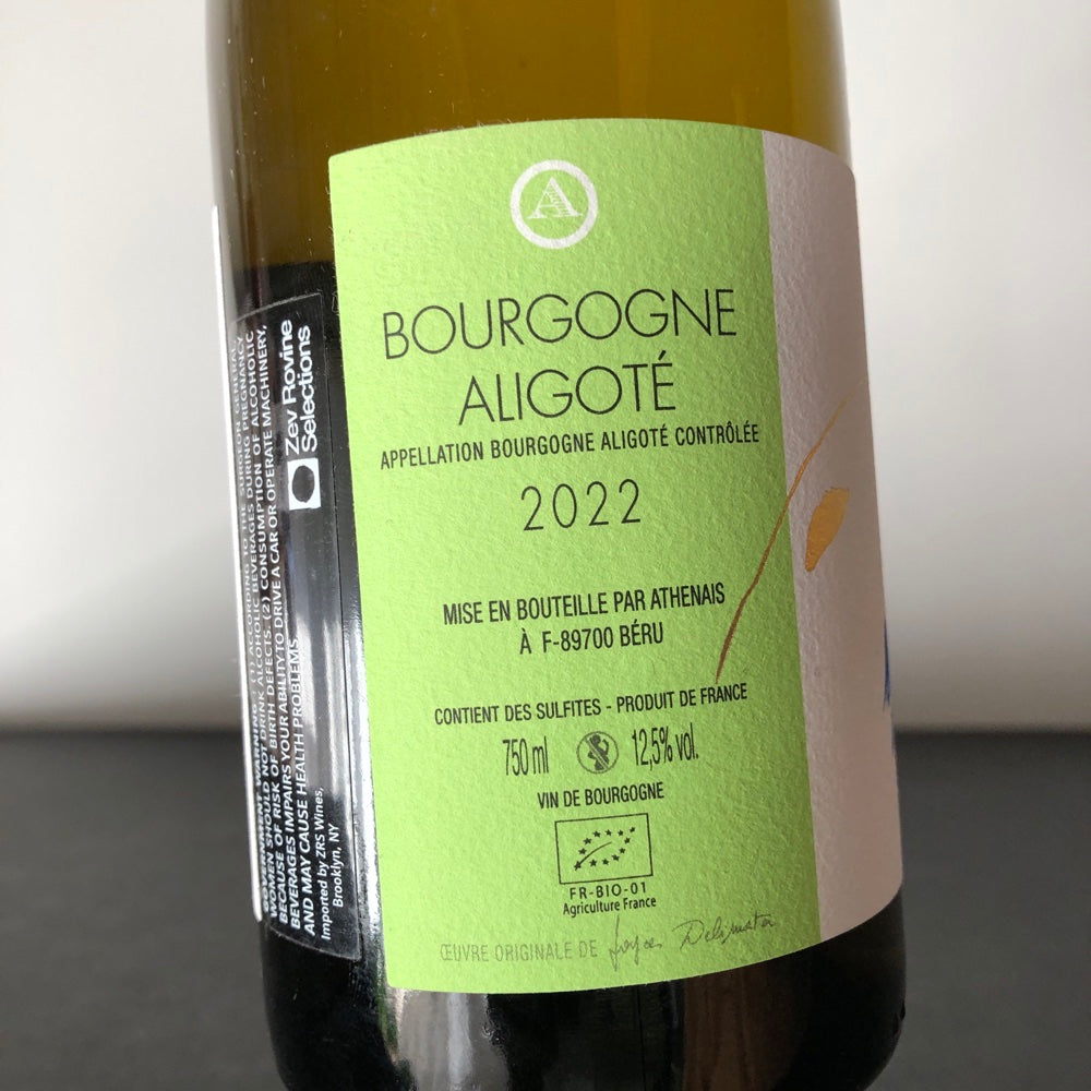 2022 Chateau de Beru 'Les vins d'Athenais' Bourgogne Aligote