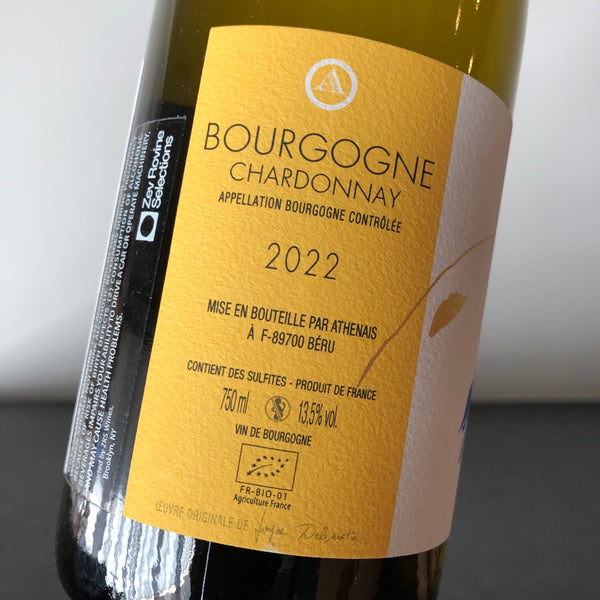 2022 Chateau de Beru 'Les vins d'Athenais' Bourgogne Blanc