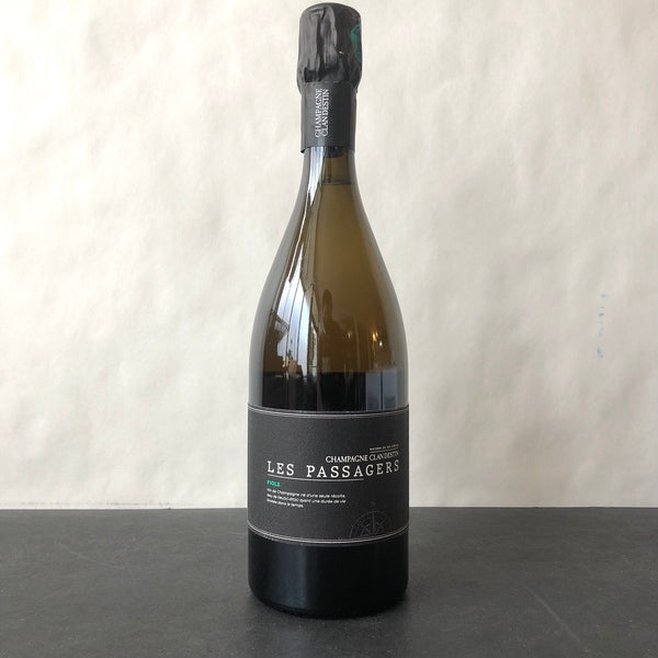 2022 Clandestin Les Passagers Fiole Brut Nature, Champagne, France