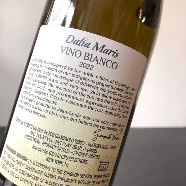 2022 Dalia Maris, Piccolo Bianco, Friuli Colli Orientali, Italy