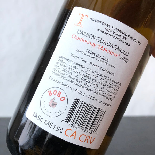 2022 Damien Guadagnolo Cotes du Jura Chardonnay, Jura, France