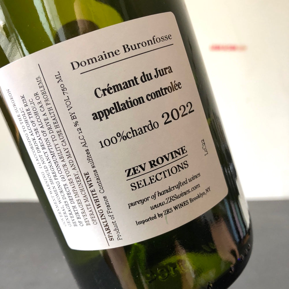 2022 Domaine Buronfosse Indigene Cremant du Jura, France