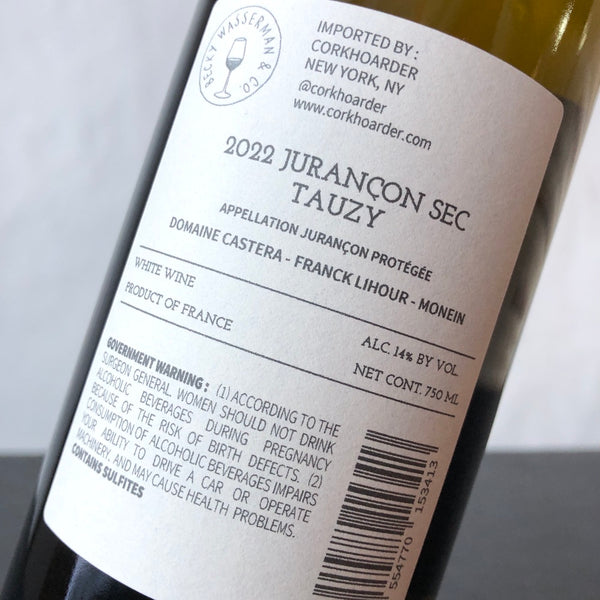 2022 Domaine Castéra Jurançon-Sec Tauzy, France