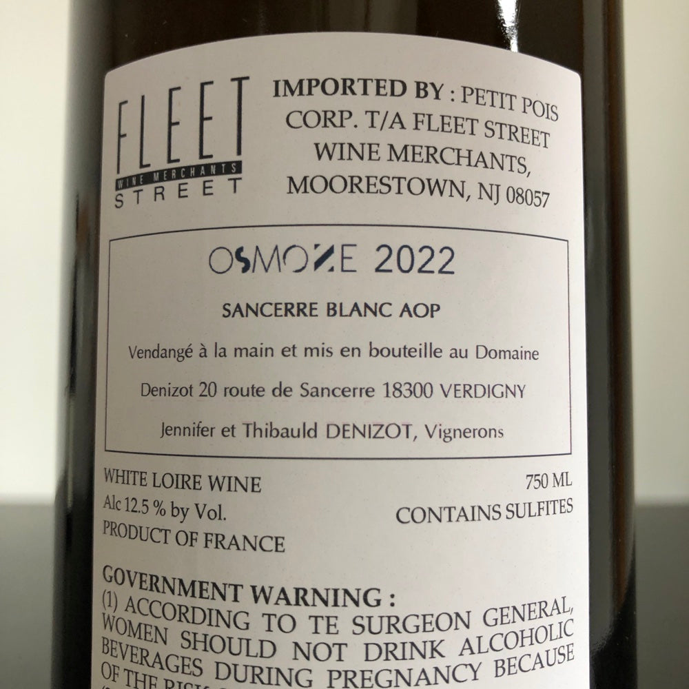 2022 Domaine Denizot Sancerre, Loire, France