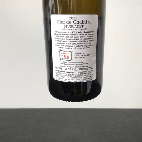 2022 Domaine Jean-Baptiste Hardy Muscadet 'Fiefs de Chaintre', Loire, France