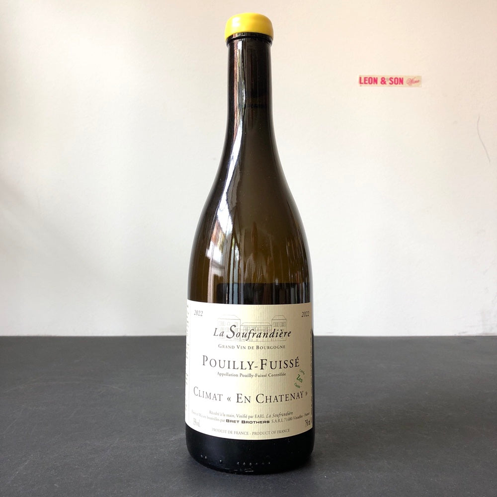 2022 Domaine La Soufrandiere Pouilly-Fuisse Climat en Chatenay Cuvee Zen Maconnais, France