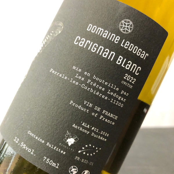 2022 Domaine Ledogar Carignan Blanc Languedoc-Roussillon, Vin de France