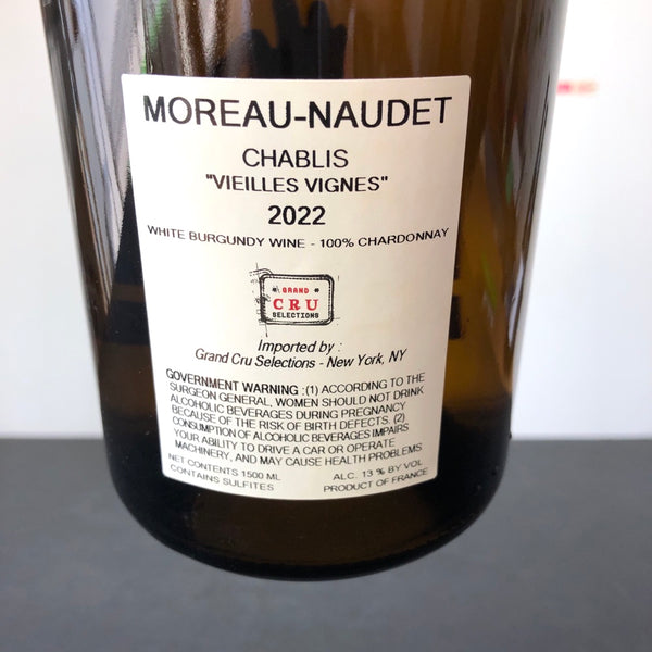 2022 Domaine Moreau-Naudet Chablis 'Pargues', Vielles Vignes Burgundy 1.5L Magnum, France