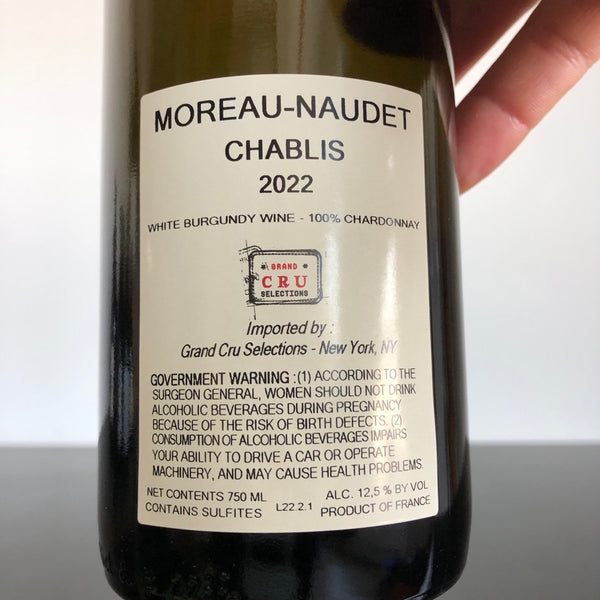 2022 Domaine Moreau-Naudet Chablis, Burgundy, France