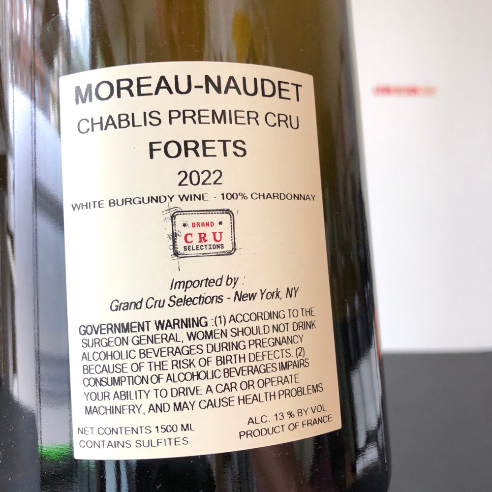 2022 Domaine Moreau-Naudet Forets Chablis Premier Cru, France 1.5L Magnum