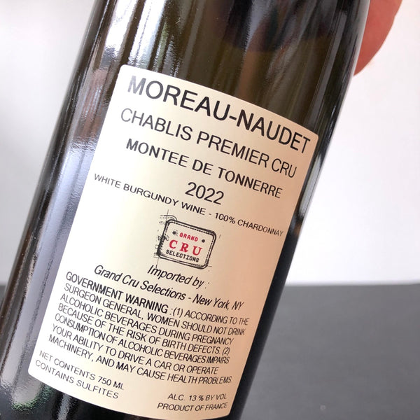 2022 Domaine Moreau-Naudet, Montee de Tonnerre, Chablis Premier Cru, France