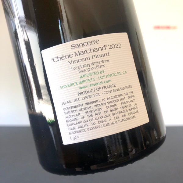 2022 Domaine Vincent Pinard Sancerre “Chêne Marchand” Loire, France