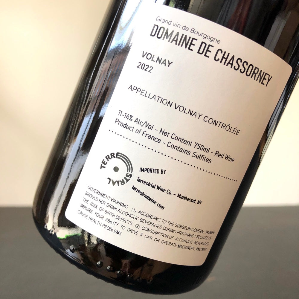 2022 Domaine de Chassorney Volnay, Cote de Beaune, France