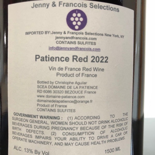 2022 Domaine de la Patience 'La Patience' Rouge, Vin de France 1.5L Magnum