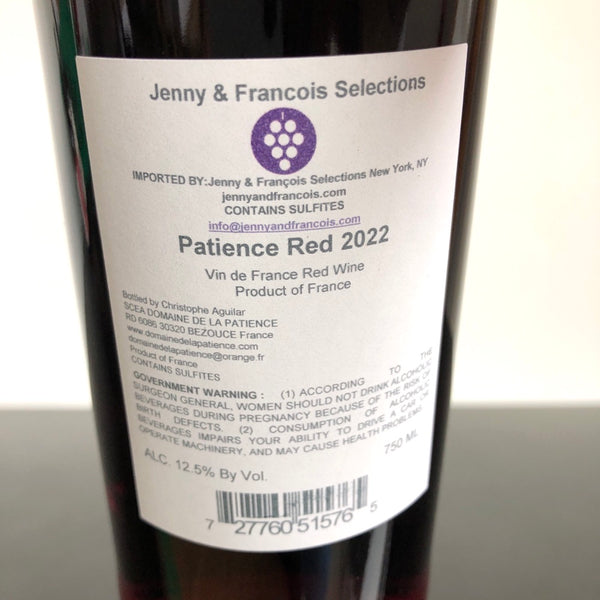 2022 Domaine de la Patience 'La Patience' Rouge, Vin de France