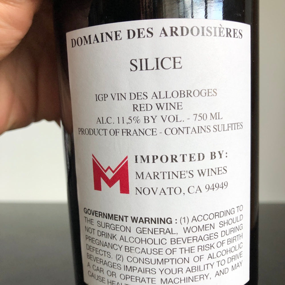 2022 Domaine des Ardoisieres Cuvee Silice Rouge IGP Vin des Allobroges, France