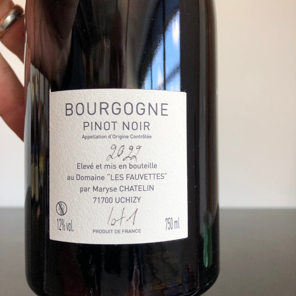 2022 Domaine des Fauvettes Bourgogne l'Aube a l'Aube Pinot Noir, Burgundy, France