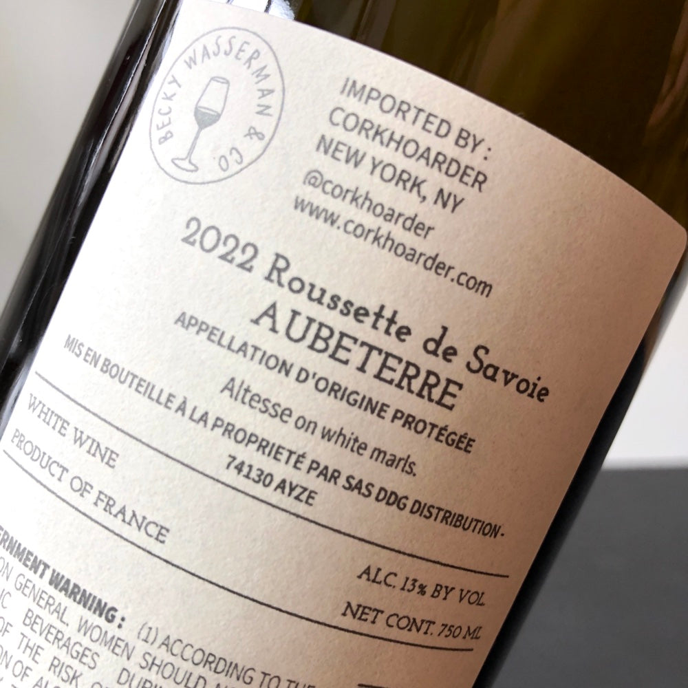 2022 Domaine du Gringet Aubeterre, Roussette de Savoie, France