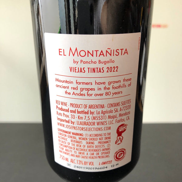 2022 El Montanista Viejas Tintas, Calingasta Valley, Argentina