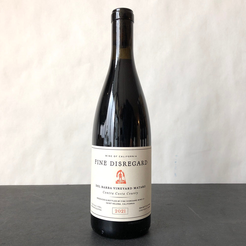 2021 Fine Disregard Wine Co. Del Barba Mataro, Contra Costa County, USA