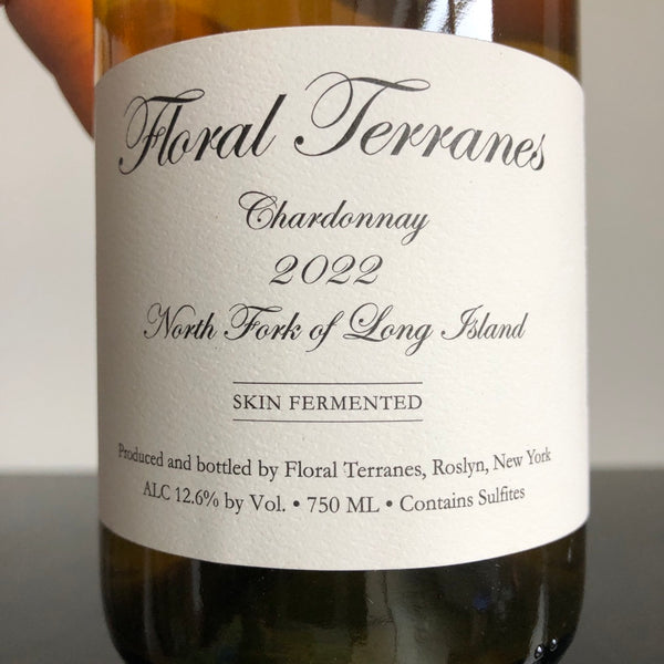 2022  Floral Terranes Chardonnay, Long Island, New York