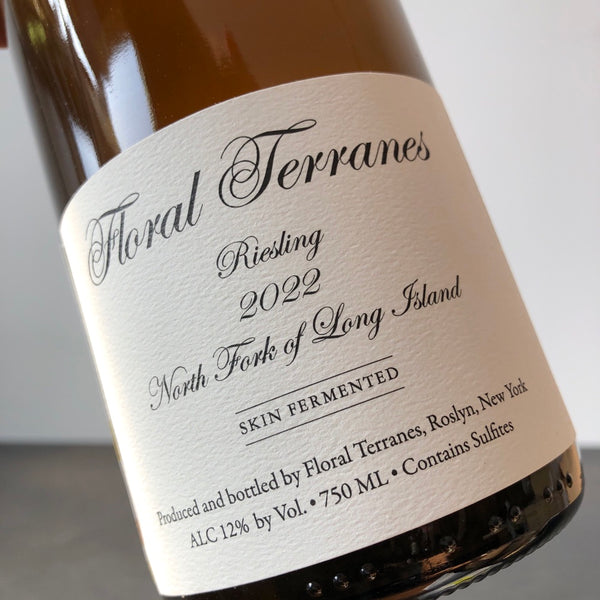 2022 Floral Terranes Riesling, Long Island, USA