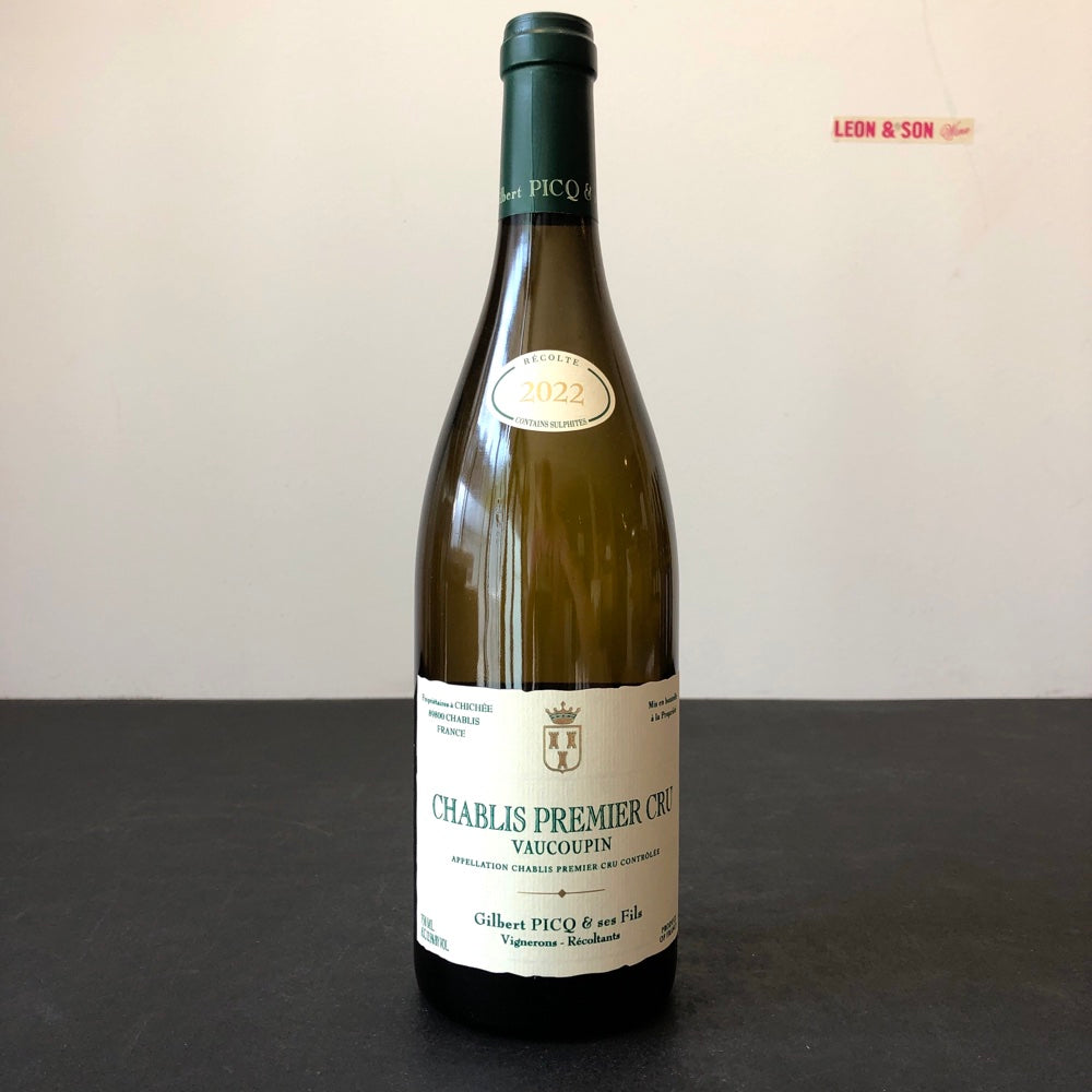 2022 Gilbert Picq et ses Fils Vaucoupin Chablis Premier Cru, France