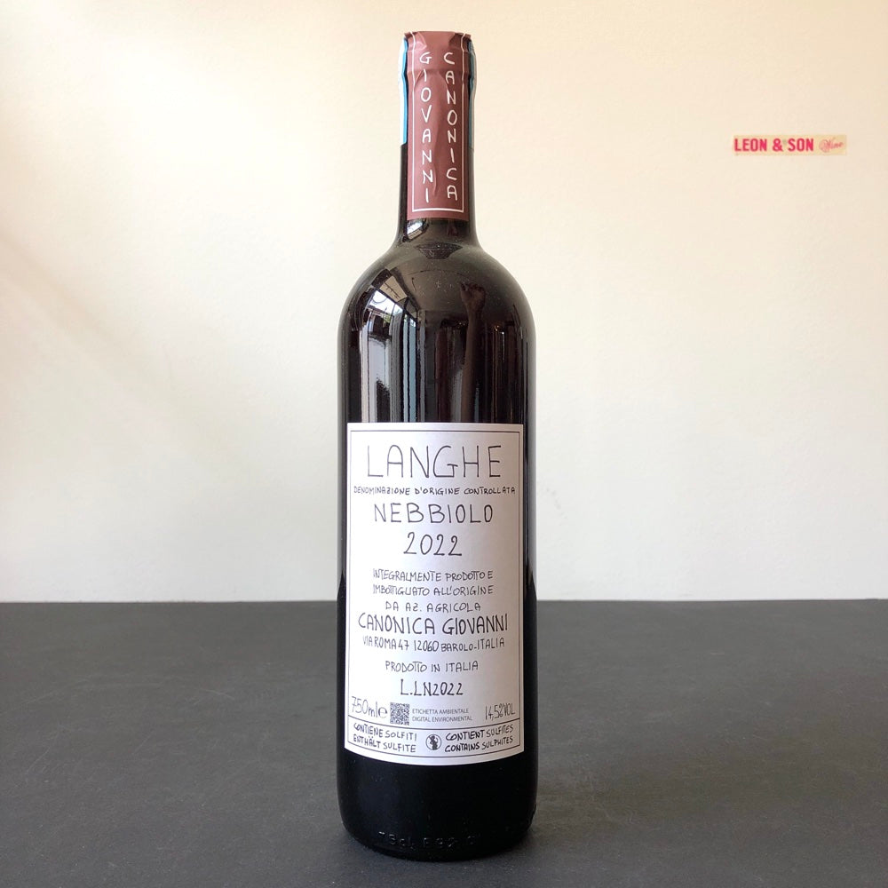 2022 Giovanni Canonica Langhe Nebbiolo Piedmont, Italy