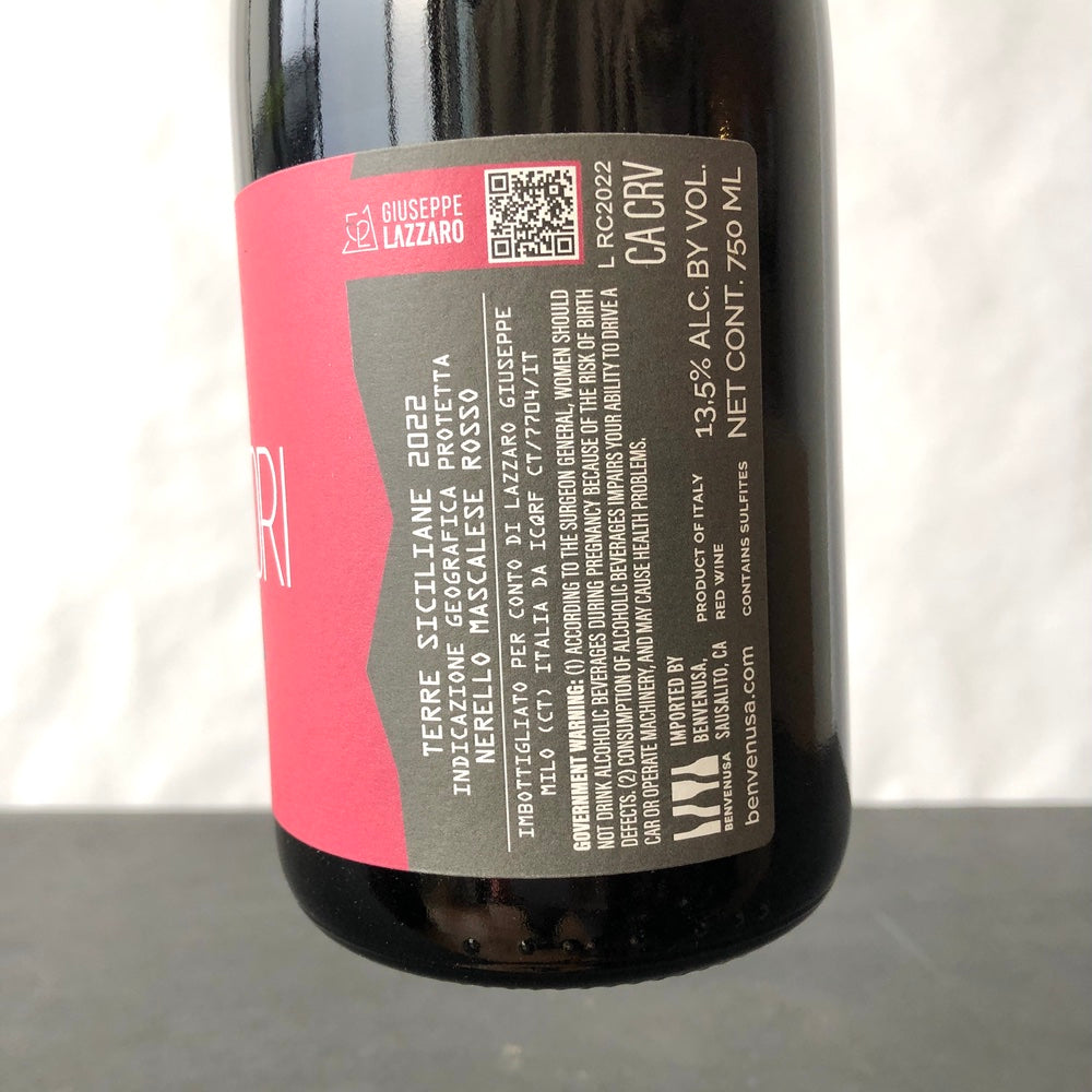2022 Giuseppe Lazzaro Russucori Terre Siciliane IGT Sicily, Italy