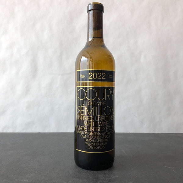 2022 Golden Cluster 'Coury' Old Vine Sémillon, Willamette Valley, USA