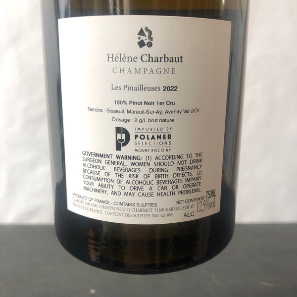 2022 Helene Charbaut 'Les Pinailleuses Premier Cru Extra Brut', Champagne, France