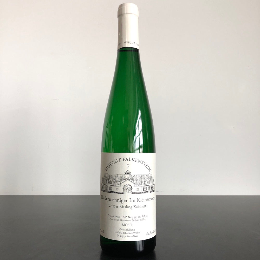 2022 Hofgut Falkenstein, Niedermenniger Im Kleinschock Riesling Kabinett AP-20, Saar, Germany