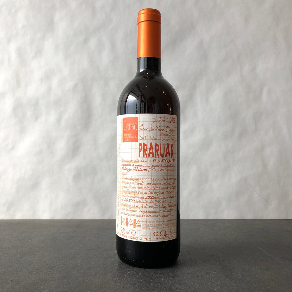 2022 Il Censo 'Praruar' Bianco Terre Siciliane IGT Sicily, Italy