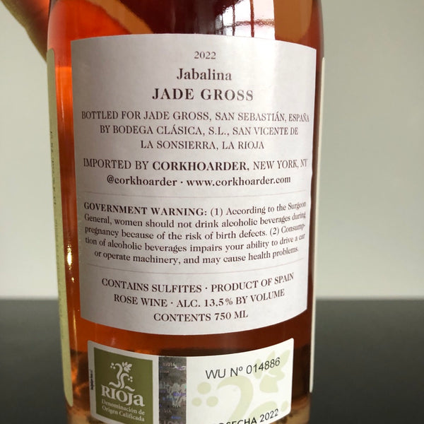 2022 Jade Gross 'Jabalina' Rosato, Rioja DOCa, Spain