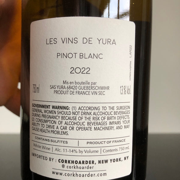 2022 Jintaro Yura L'Abeille et Le Papillon Pinot Blanc