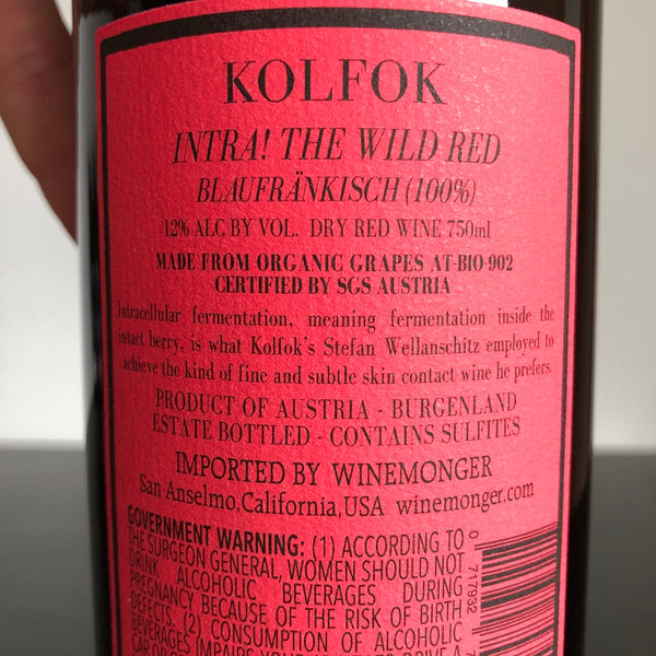 2022 Kolfok Intra! the Wild Red Weinland, Austria