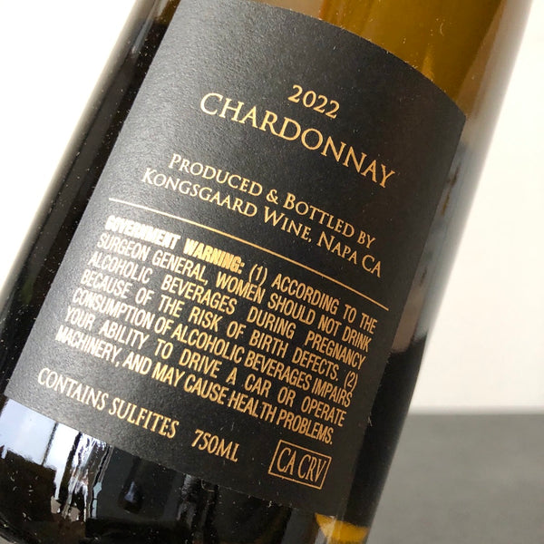 2022 Kongsgaard Chardonnay Napa Valley, USA