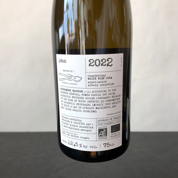 2022 Les Bottes Rouges, Arbois 'Leon' Chardonnay Jura, France