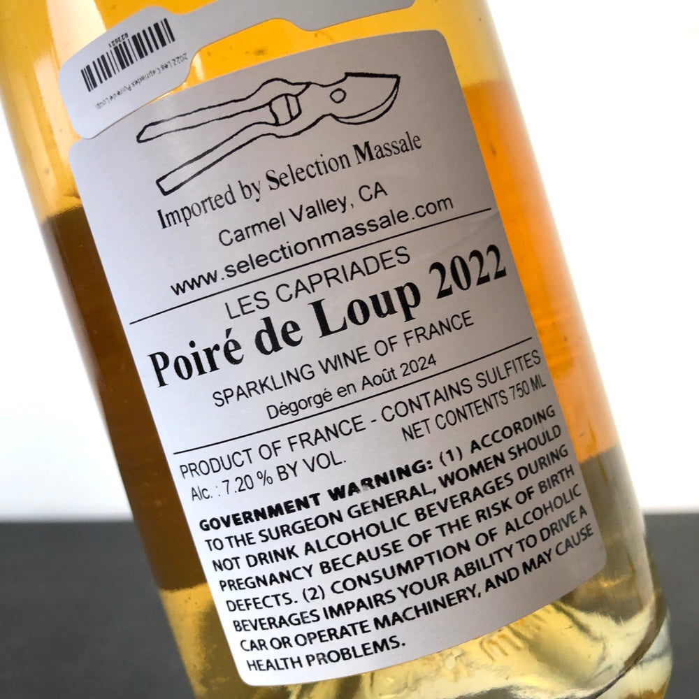 2022 Les Capriades Poire de Loup, Vin de France